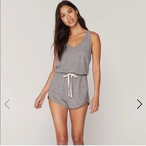 Spiritual Gangster Gray Romper Pajama